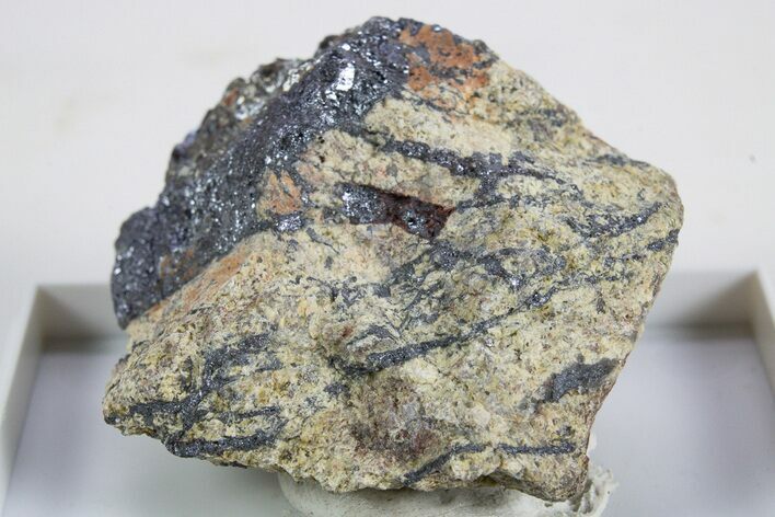 Metallic Stromeyerite on Matrix - Czech Republic #345857